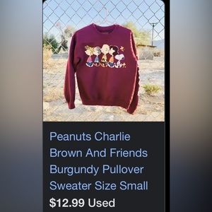 Soft fluffy peanuts sweater